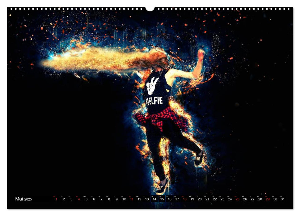 The Dance Explosion (CALVENDO Premium Wandkalender 2025)