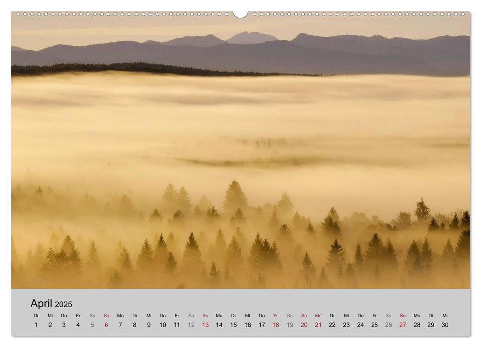 Unterwegs in Nebelwelten (CALVENDO Wandkalender 2025)