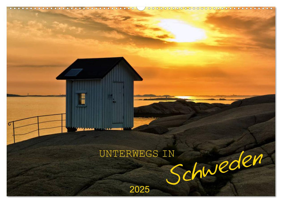 Unterwegs in Schweden (CALVENDO Wandkalender 2025)