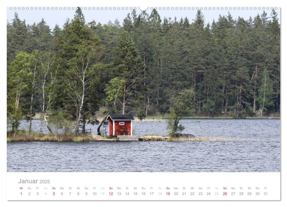 Schwedische Momente (CALVENDO Premium Wandkalender 2025)