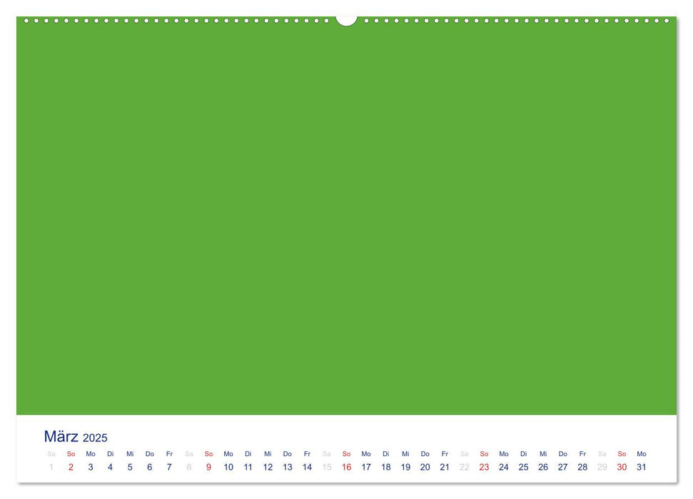 Farbiger Bastelkalender (CALVENDO Wandkalender 2025)