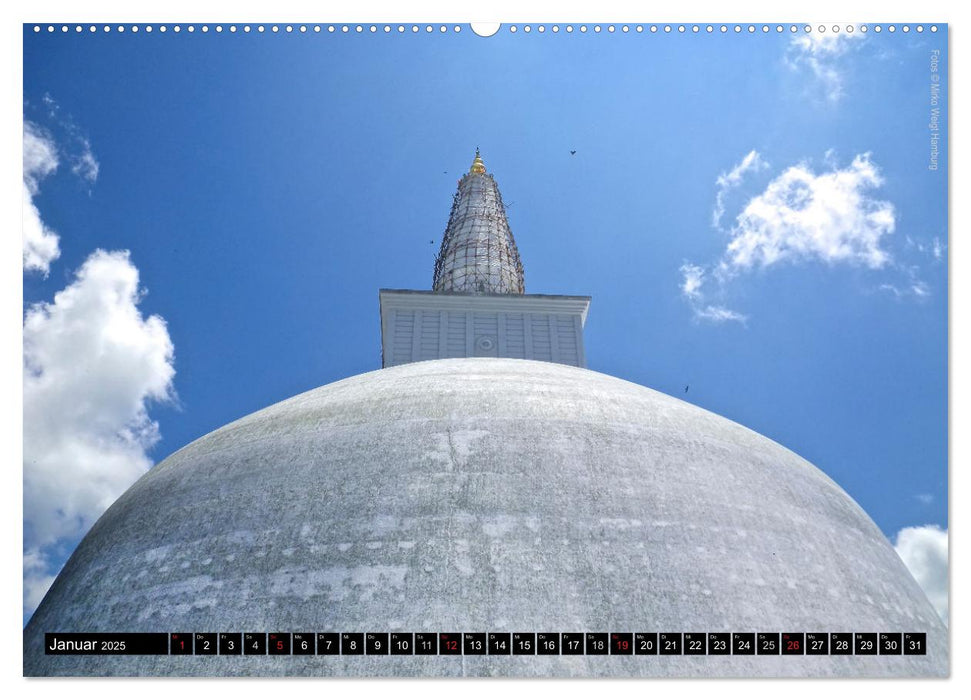 Sri Lanka 2025 Kulturhöhepunkte (CALVENDO Premium Wandkalender 2025)