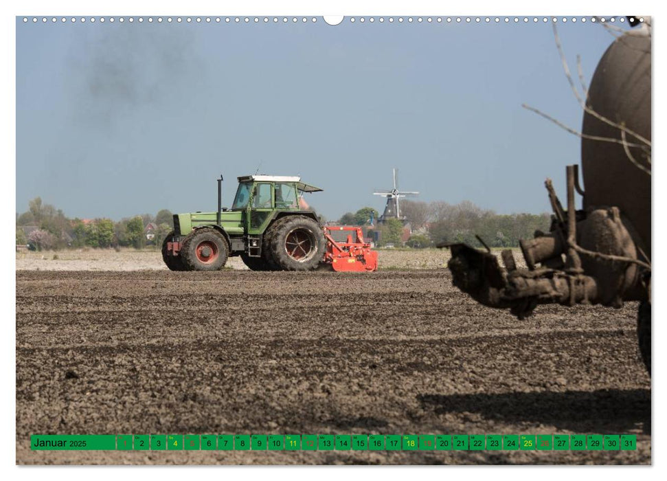 Landwirtschaft - Maschinen im Einsatz (CALVENDO Premium Wandkalender 2025)