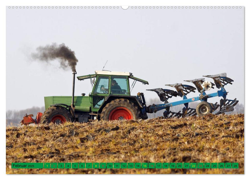 Landwirtschaft - Maschinen im Einsatz (CALVENDO Premium Wandkalender 2025)