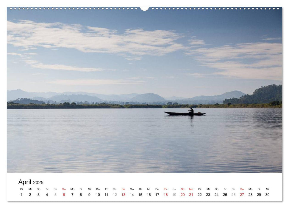 Uganda - die Perle Afrikas (CALVENDO Premium Wandkalender 2025)