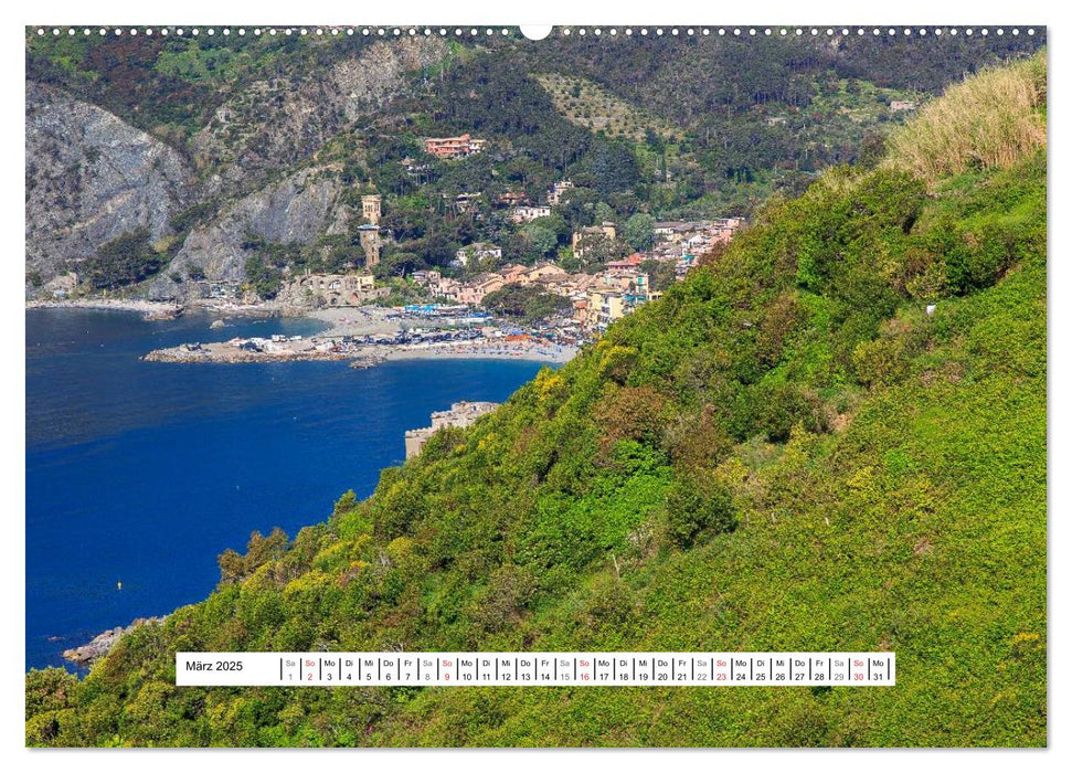 Cinque Terre Sentiero Azzurro (CALVENDO Premium Wandkalender 2025)