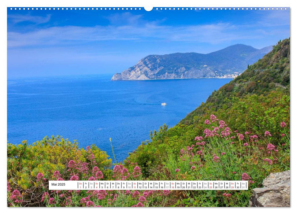 Cinque Terre Sentiero Azzurro (CALVENDO Premium Wandkalender 2025)