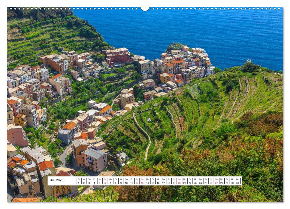 Cinque Terre Sentiero Azzurro (CALVENDO Premium Wandkalender 2025)