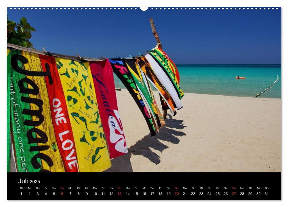 Jamaika Sonne und Strand (CALVENDO Premium Wandkalender 2025)