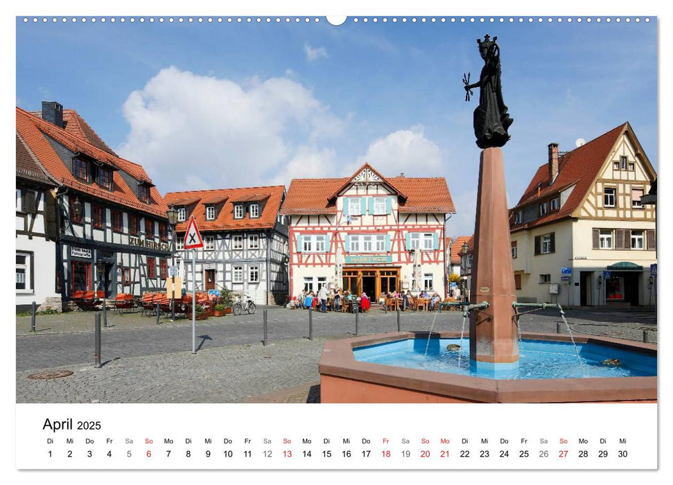 Romantisches Oberursel von Petrus Bodenstaff (CALVENDO Premium Wandkalender 2025)