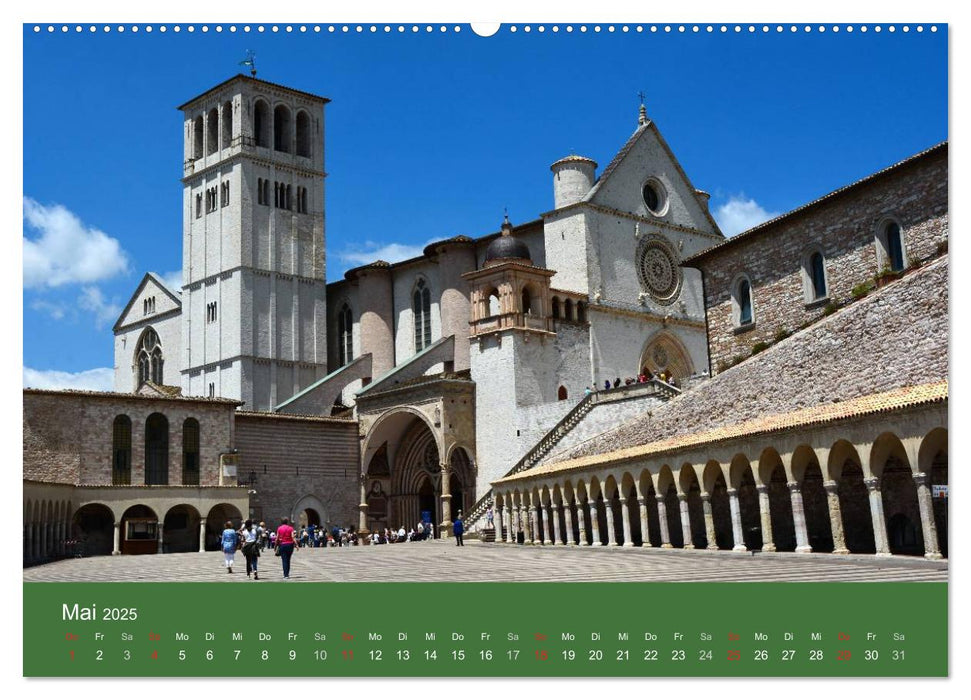 Assisi Umbriens Heiliger Ort (CALVENDO Premium Wandkalender 2025)