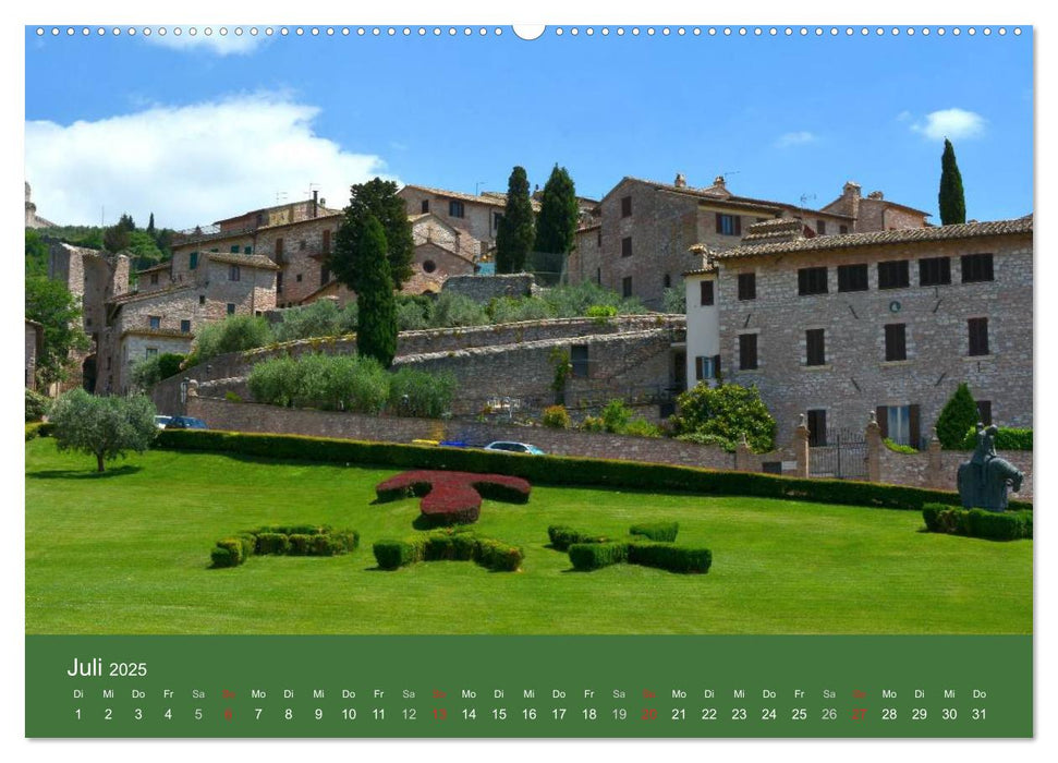 Assisi Umbriens Heiliger Ort (CALVENDO Premium Wandkalender 2025)