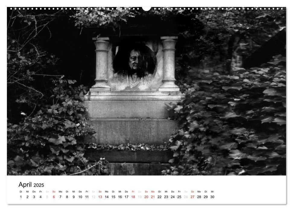 Highgate Cemetery London (CALVENDO Premium Wandkalender 2025)