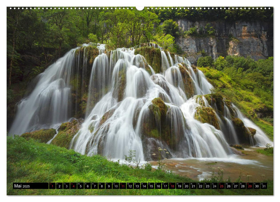 WASSERFÄLLE - Sanfte und tosende Schönheiten (CALVENDO Premium Wandkalender 2025)