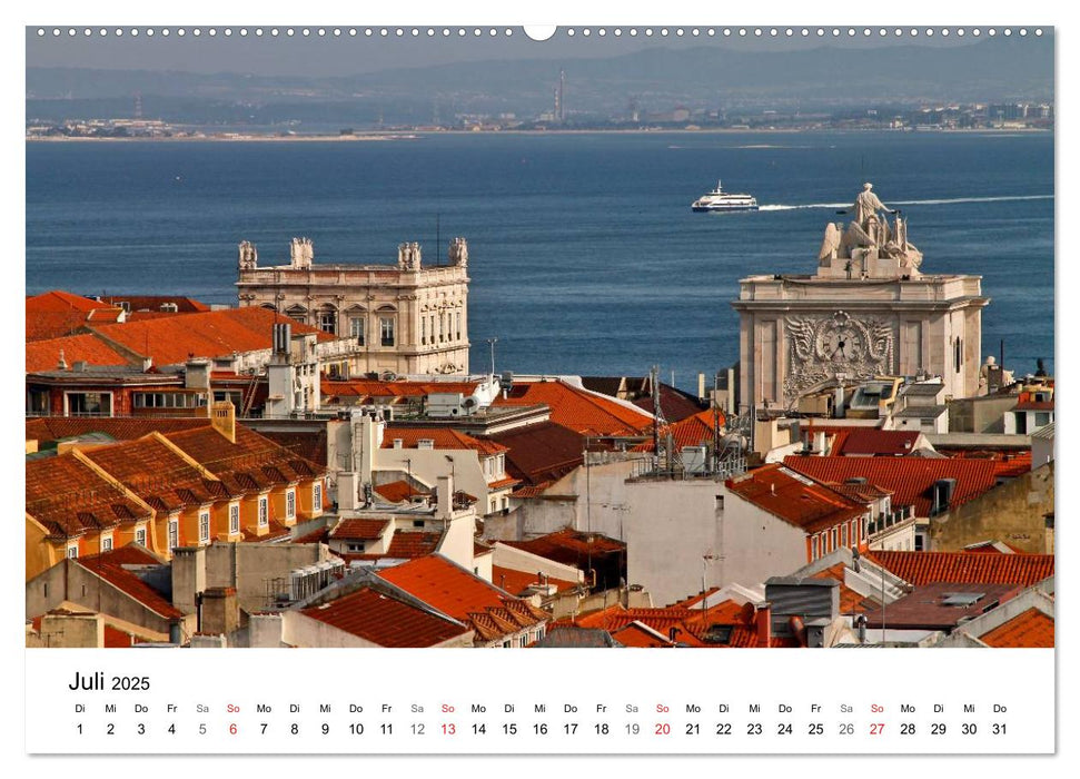 Lissabon Highlights von Petrus Bodenstaff (CALVENDO Premium Wandkalender 2025)