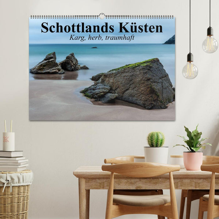 Schottlands Küsten. Karg, herb, traumhaft (CALVENDO Wandkalender 2025)