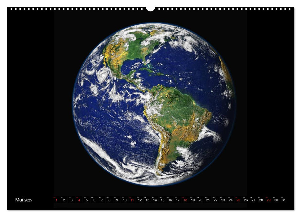 Sonne, Monde und Planeten (CALVENDO Premium Wandkalender 2025)