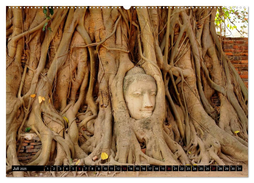 Ayutthaya - Thailands alte Hauptstadt (CALVENDO Premium Wandkalender 2025)