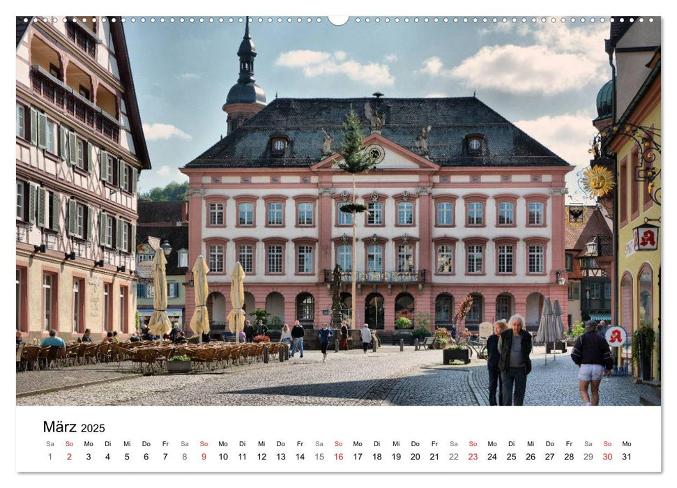 Gengenbach - romantisches Kleinod im Schwarzwald (CALVENDO Wandkalender 2025)