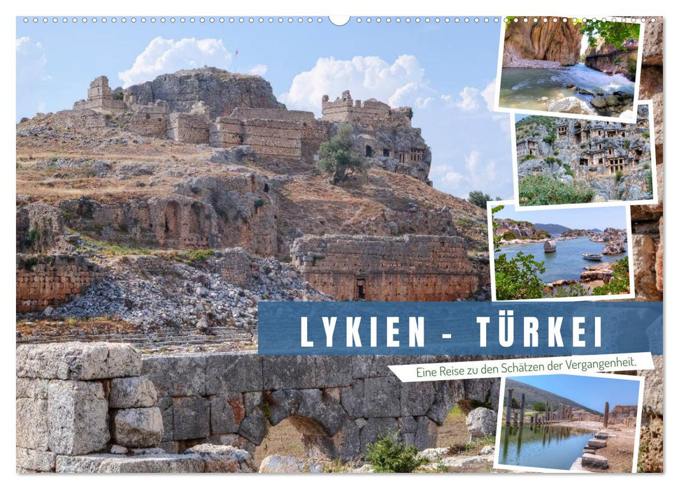 Lykien - Türkei, eine Reise zu den Schätzen der Vergangenheit (CALVENDO Wandkalender 2025)