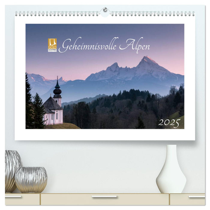 Geheimnisvolle Alpen (CALVENDO Premium Wandkalender 2025)