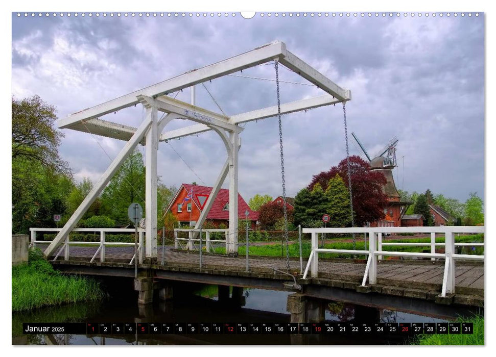 Ostfriesland - zwischen Watt und Moor (CALVENDO Premium Wandkalender 2025)