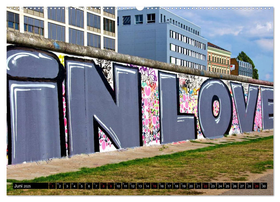 Berlin - Die East Side Gallery (CALVENDO Premium Wandkalender 2025)