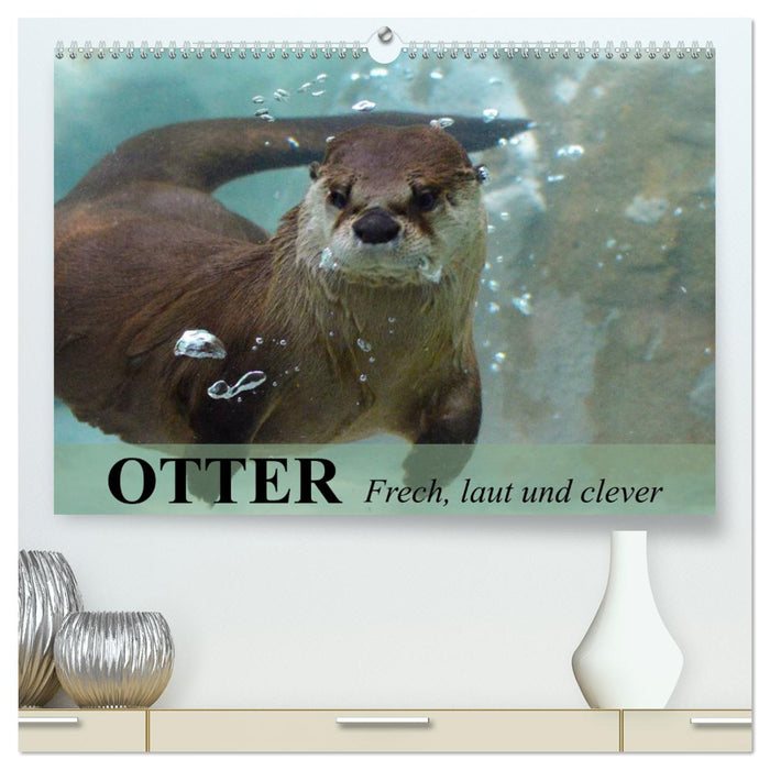 Otter. Frech, laut und clever (CALVENDO Premium Wandkalender 2025)