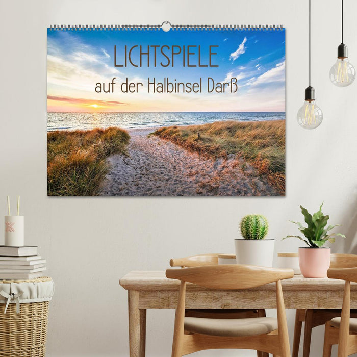 Lichtspiele auf der Halbinsel Darß (CALVENDO Wandkalender 2025)