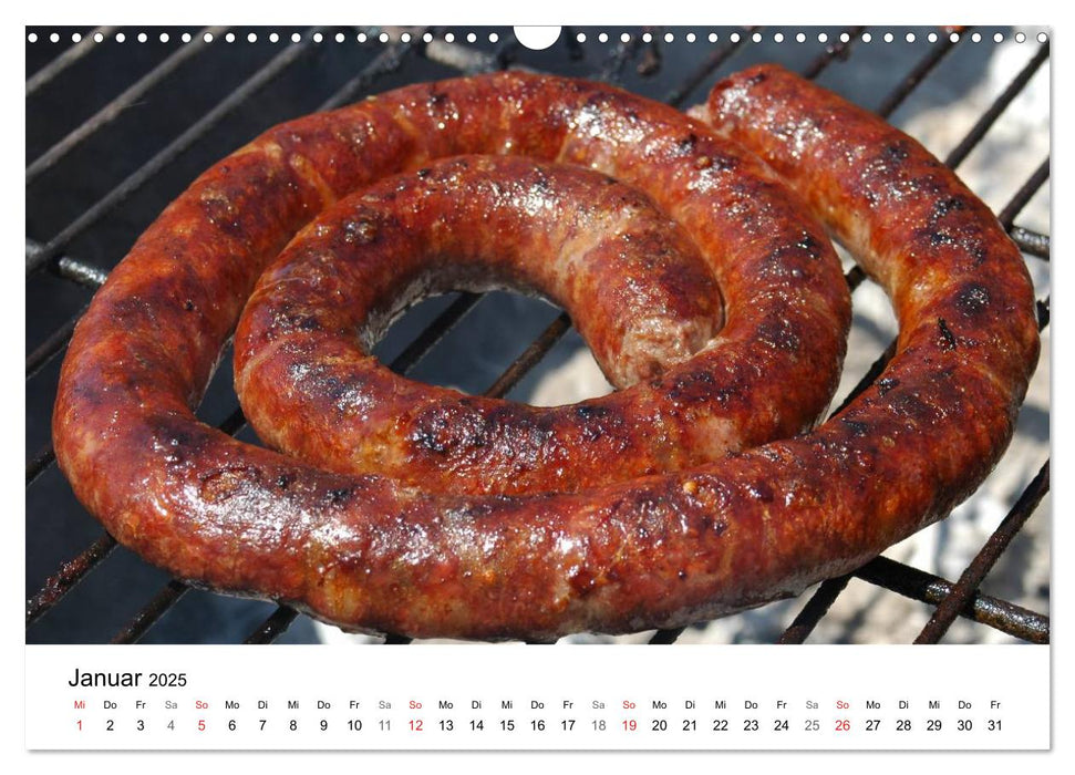 Braai Zeit - Grillen in Südafrika (CALVENDO Wandkalender 2025)