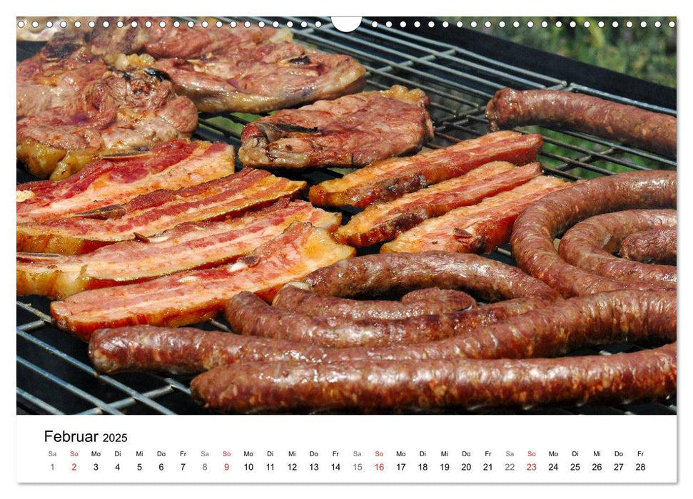 Braai Zeit - Grillen in Südafrika (CALVENDO Wandkalender 2025)