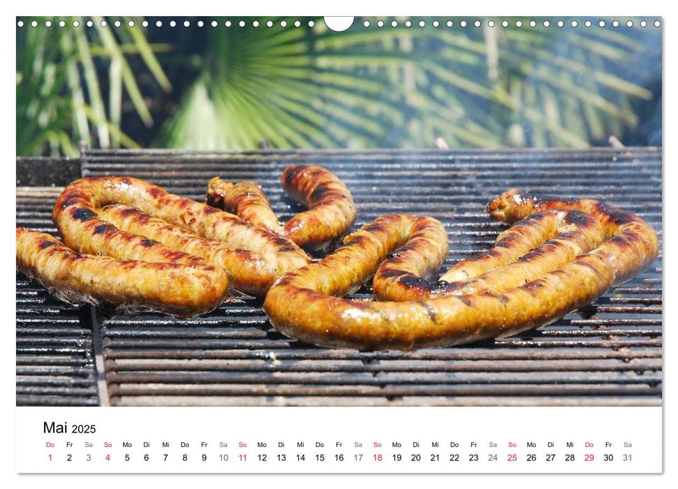 Braai Zeit - Grillen in Südafrika (CALVENDO Wandkalender 2025)