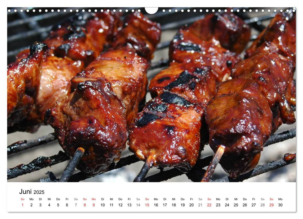 Braai Zeit - Grillen in Südafrika (CALVENDO Wandkalender 2025)