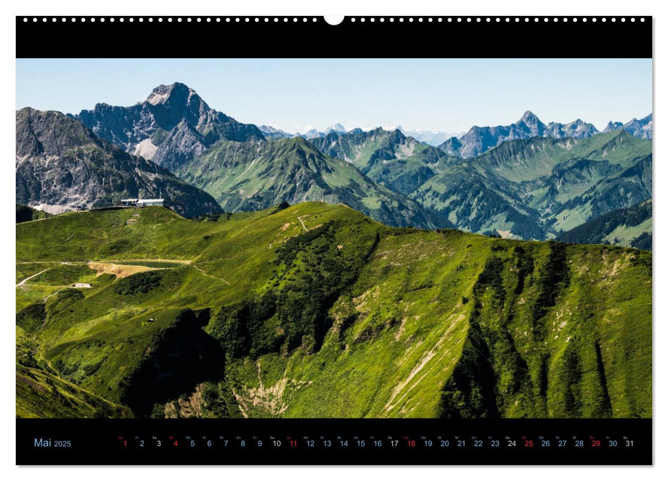 Region Oberstdorf - Kleinwalsertal und Nebelhorn (CALVENDO Premium Wandkalender 2025)