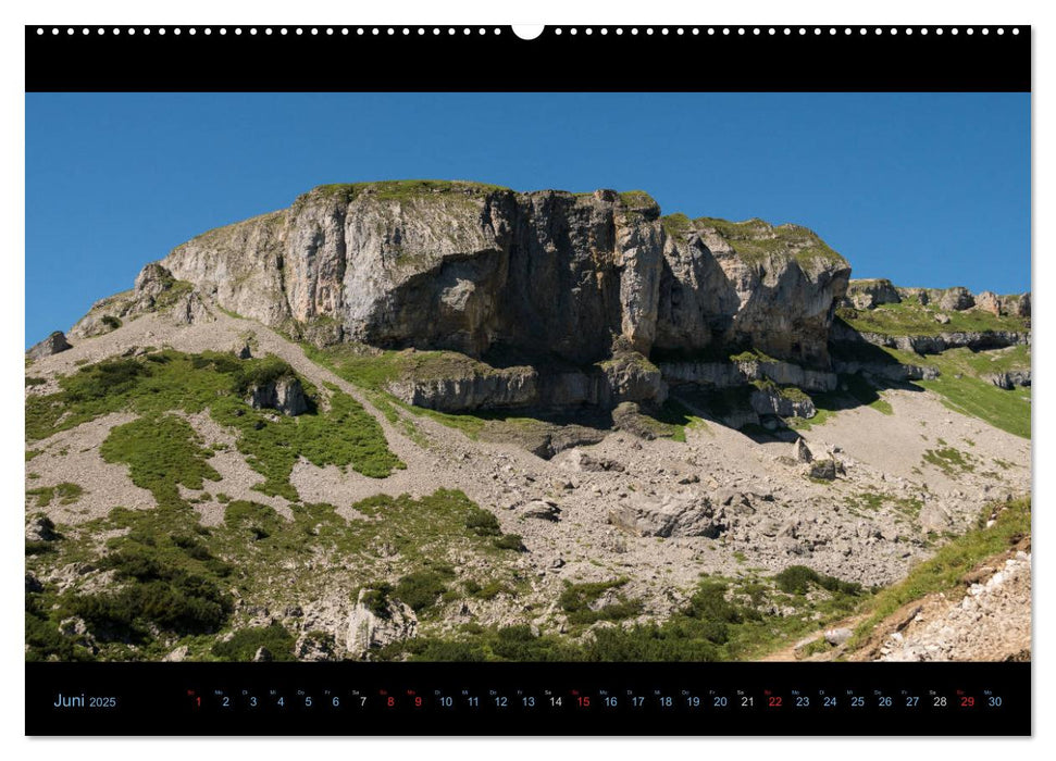 Region Oberstdorf - Kleinwalsertal und Nebelhorn (CALVENDO Premium Wandkalender 2025)