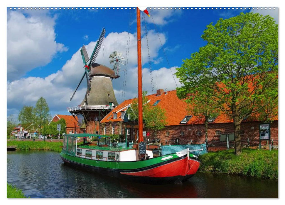 Windmühlen in Ostfriesland (CALVENDO Premium Wandkalender 2025)