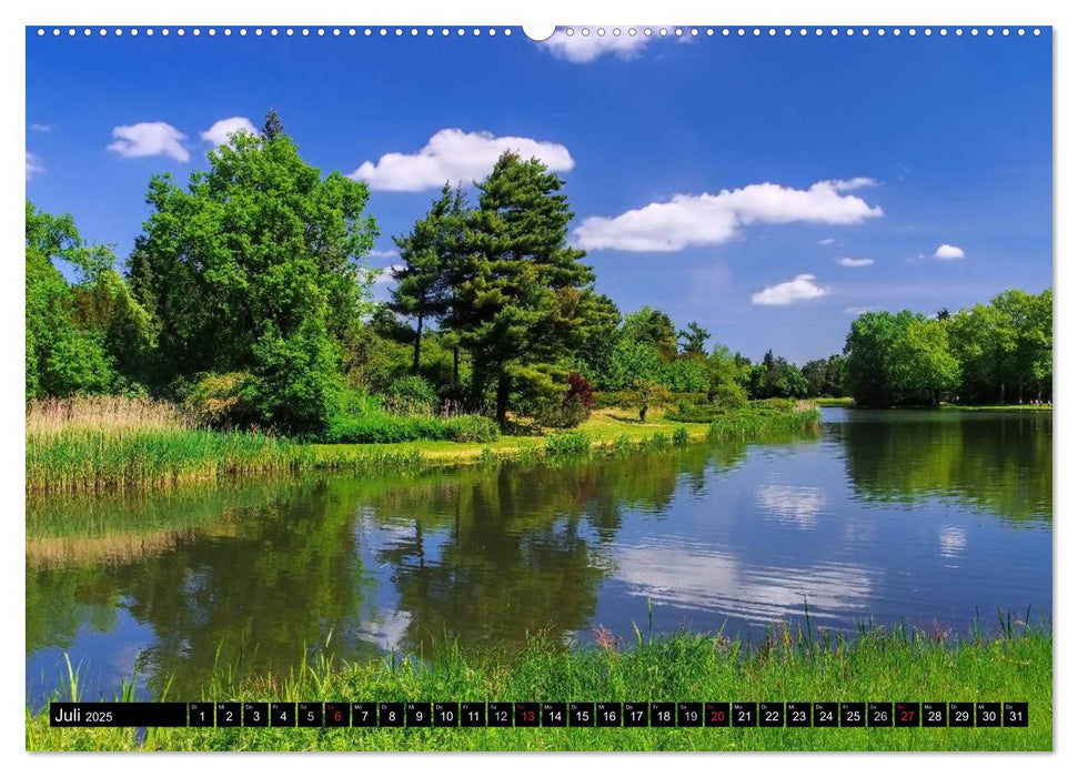 Spaziergang durch den Wörlitzer Park (CALVENDO Premium Wandkalender 2025)