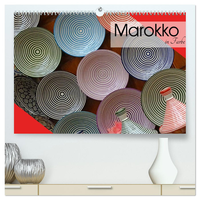 Marokko in Farbe (CALVENDO Premium Wandkalender 2025)