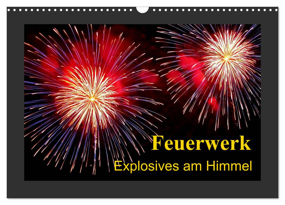 Feuerwerk - Explosives am Himmel (CALVENDO Wandkalender 2025)