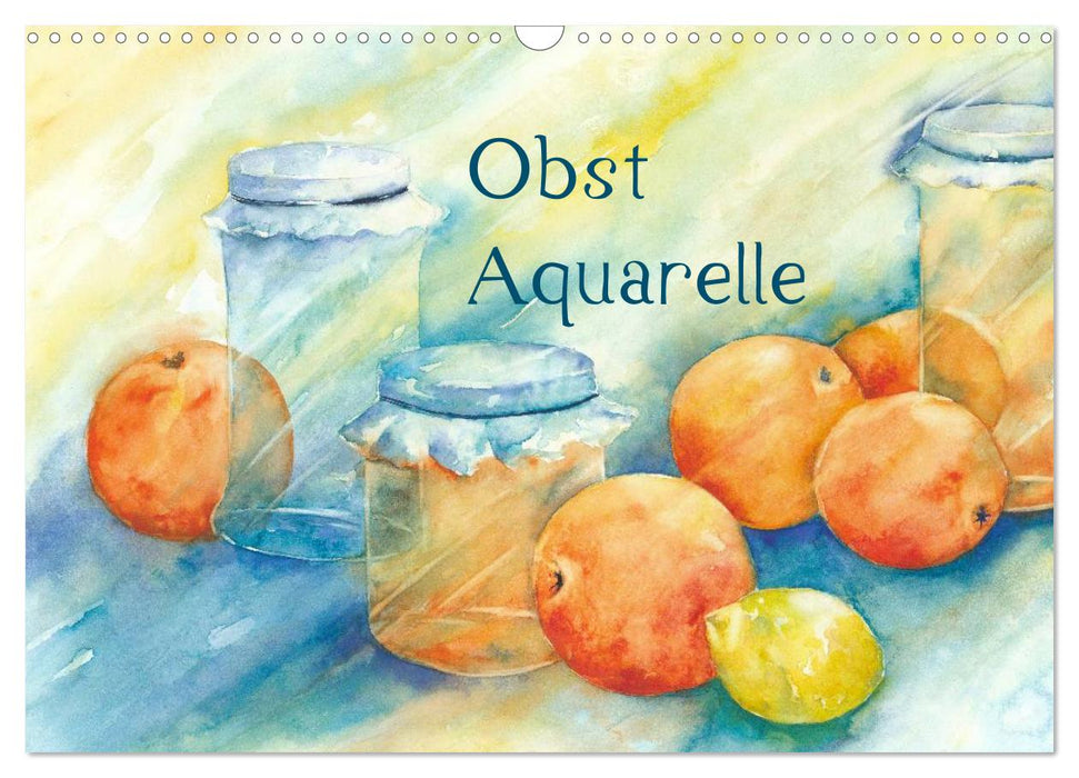 Obst Aquarelle (CALVENDO Wandkalender 2025)