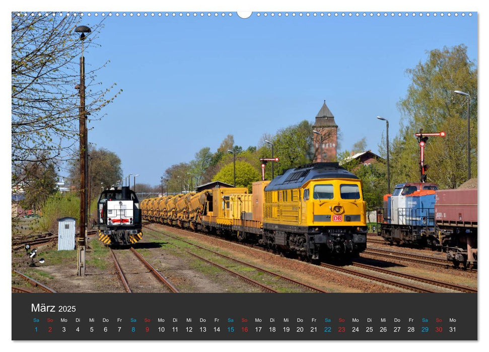 Oberlausitzer Eisenbahnen 2025 (CALVENDO Wandkalender 2025)