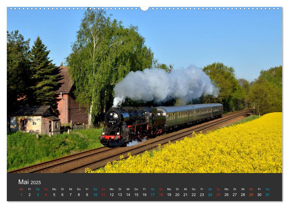 Oberlausitzer Eisenbahnen 2025 (CALVENDO Wandkalender 2025)