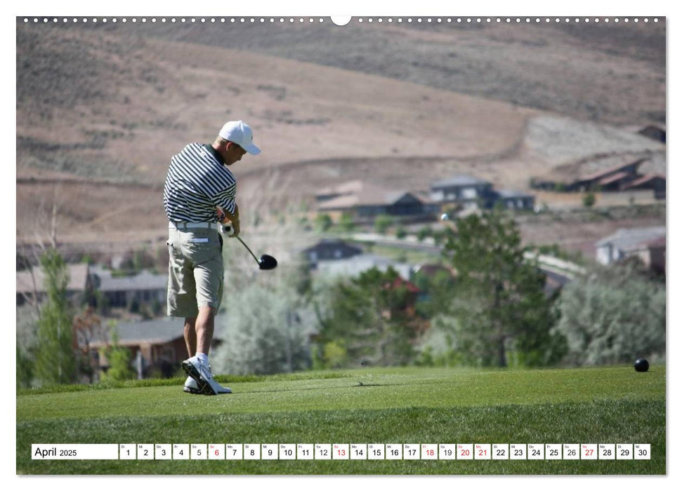 Abenteuer Golfspielen. Impressionen (CALVENDO Wandkalender 2025)