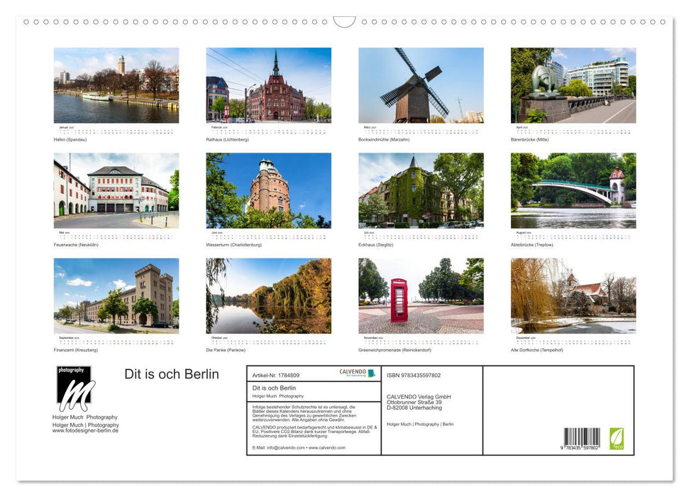 Dit is och Berlin (CALVENDO Wandkalender 2025)