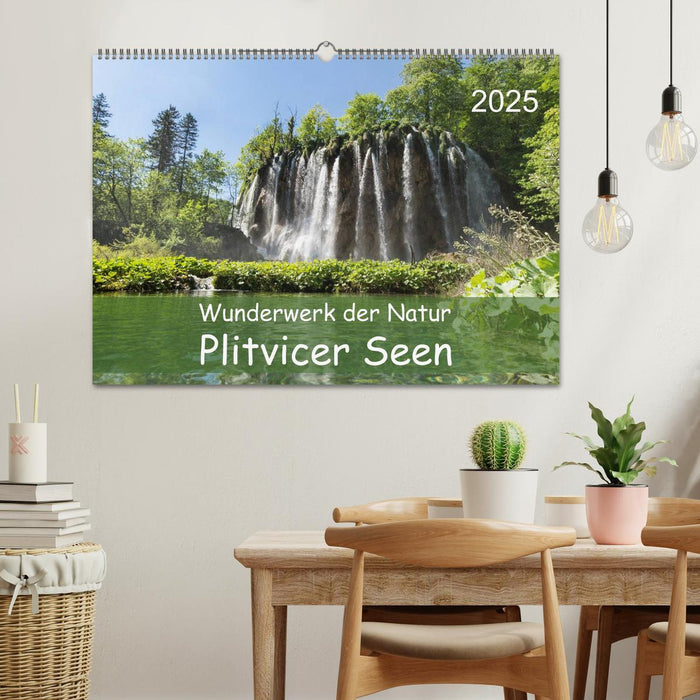 Wunderwerk der Natur: Plitvicer Seen (CALVENDO Wandkalender 2025)