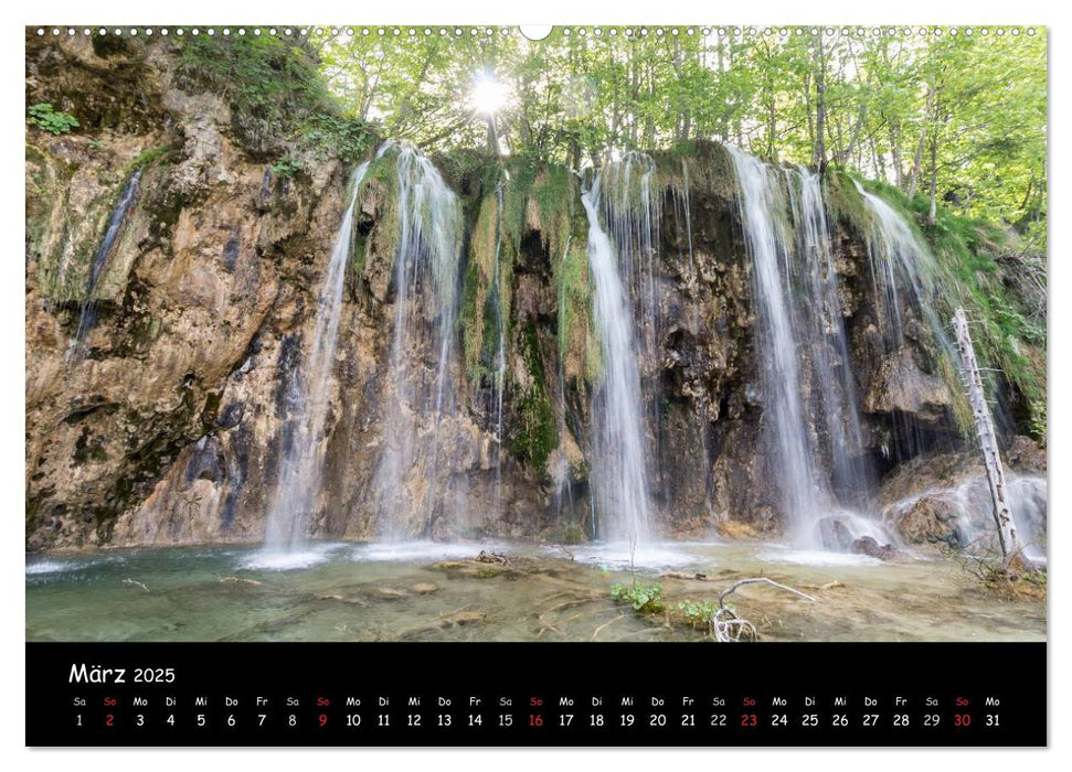 Wunderwerk der Natur: Plitvicer Seen (CALVENDO Wandkalender 2025)