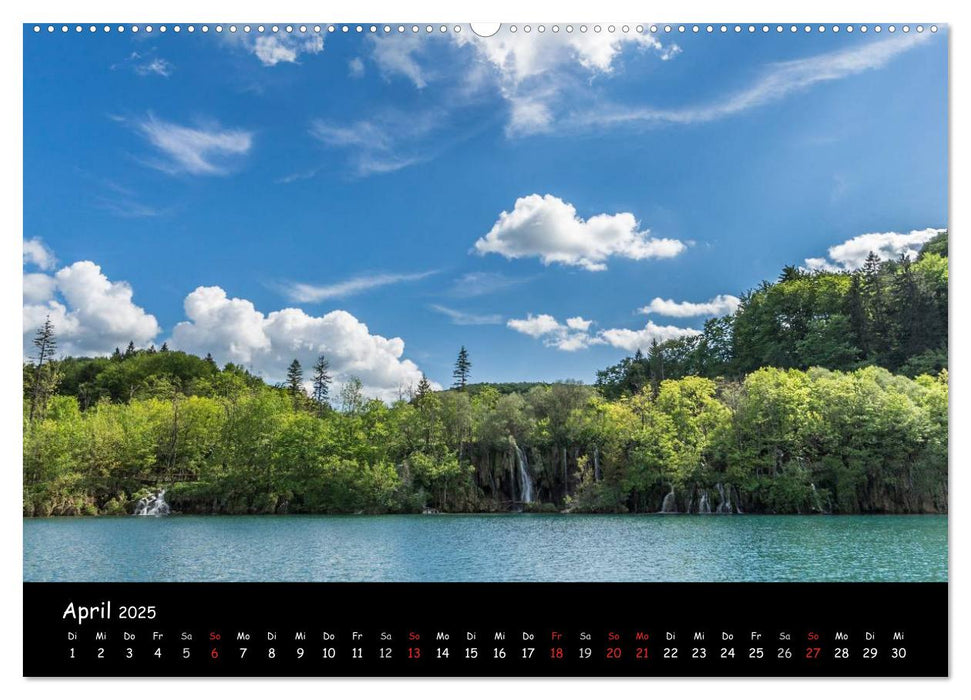 Wunderwerk der Natur: Plitvicer Seen (CALVENDO Wandkalender 2025)