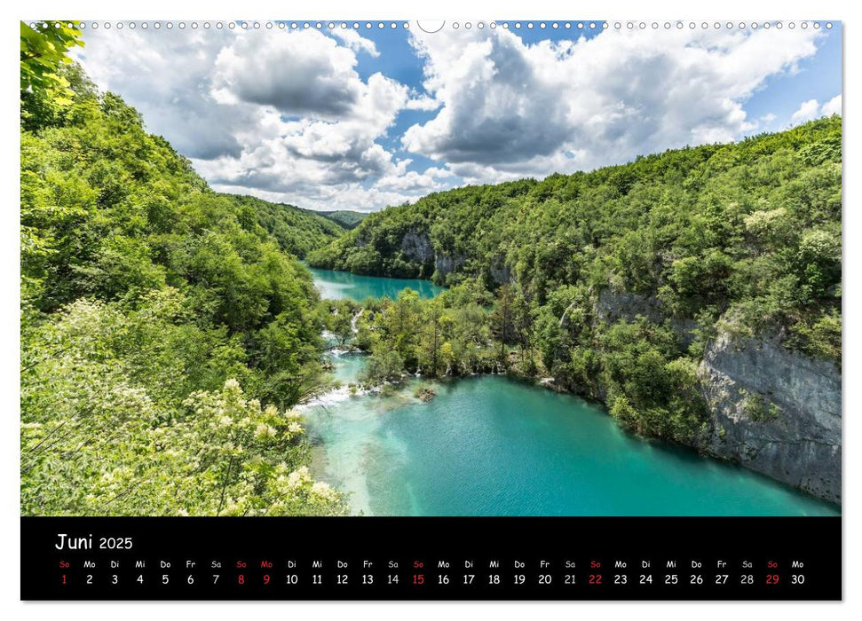 Wunderwerk der Natur: Plitvicer Seen (CALVENDO Wandkalender 2025)