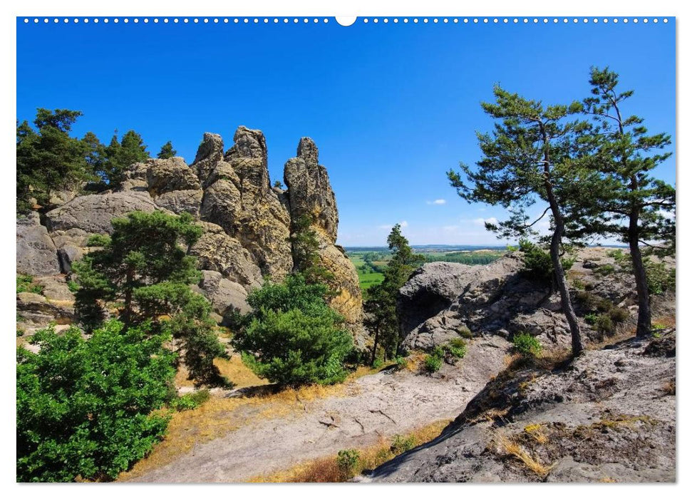 Die Teufelsmauer - Bizarre Felsformationen im Harz (CALVENDO Wandkalender 2025)