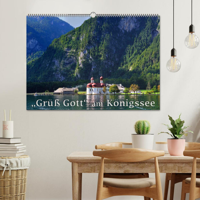 Grüß Gott am Königssee (CALVENDO Wandkalender 2025)